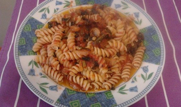 Fusilli alla fiammata